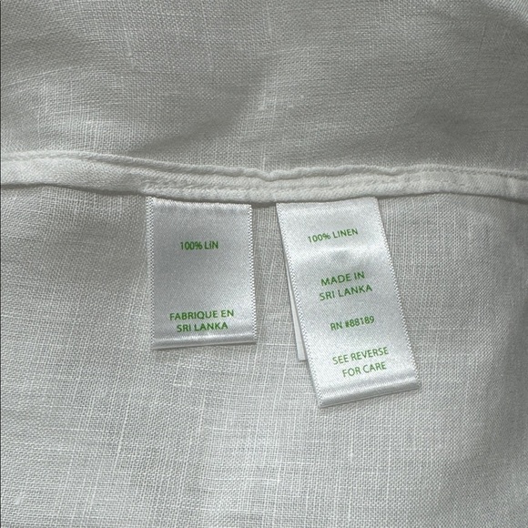 Lilly Pulitzer Breelyn Linen Sleeveless Button Down Size Large - Picture 5 of 6